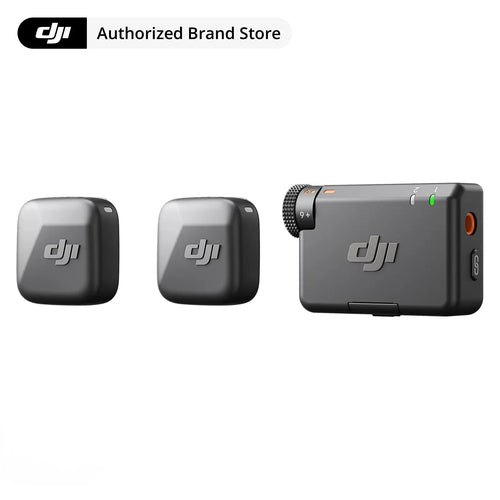 DJI Mic Mini Wireless Lavalier Microphone – Active Noise Cancelling Plug & Play Mic for iPhone, Android, Camera, PC & 2-Person Vlogging