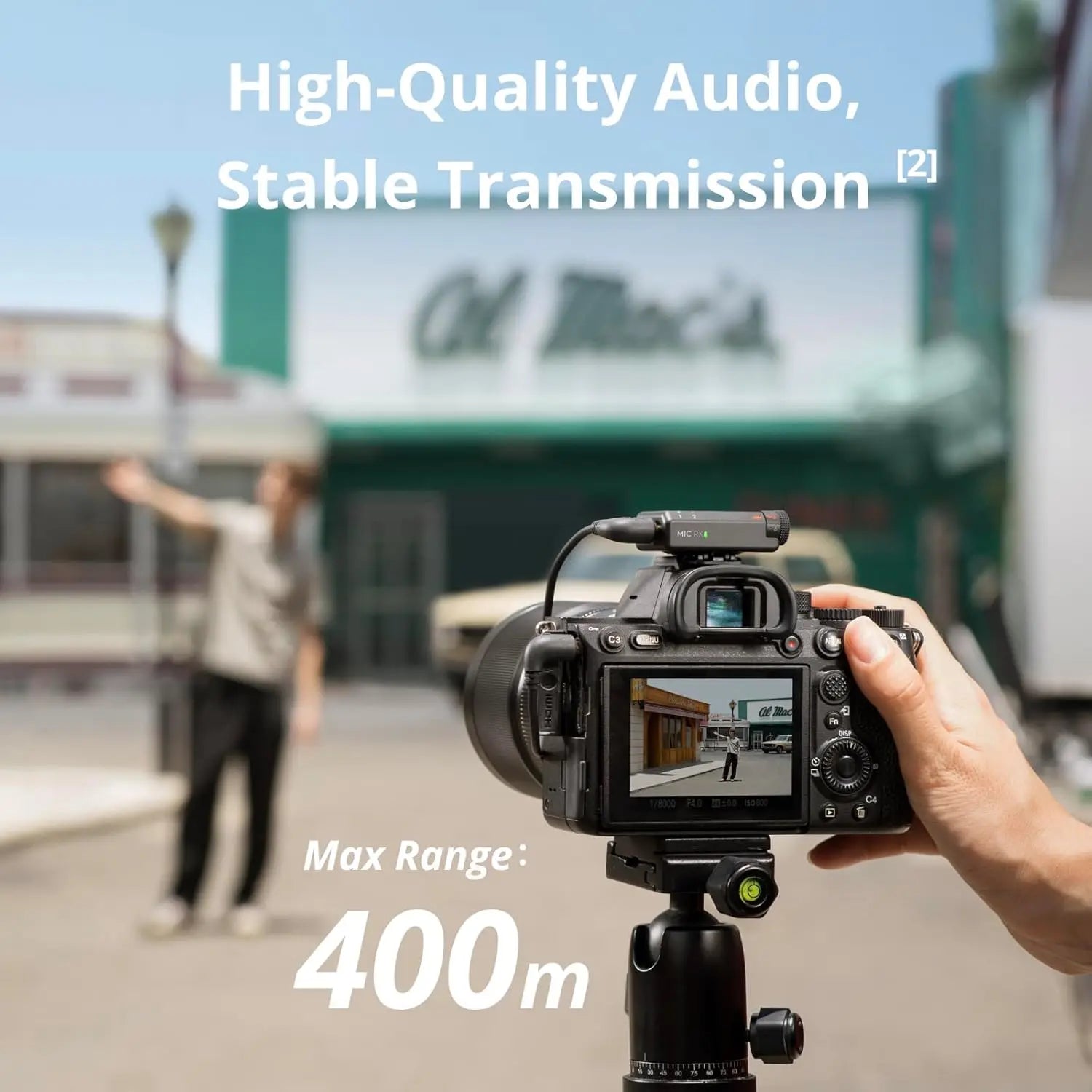 DJI Mic Mini Wireless Lavalier Microphone – Active Noise Cancelling Plug & Play Mic for iPhone, Android, Camera, PC & 2-Person Vlogging