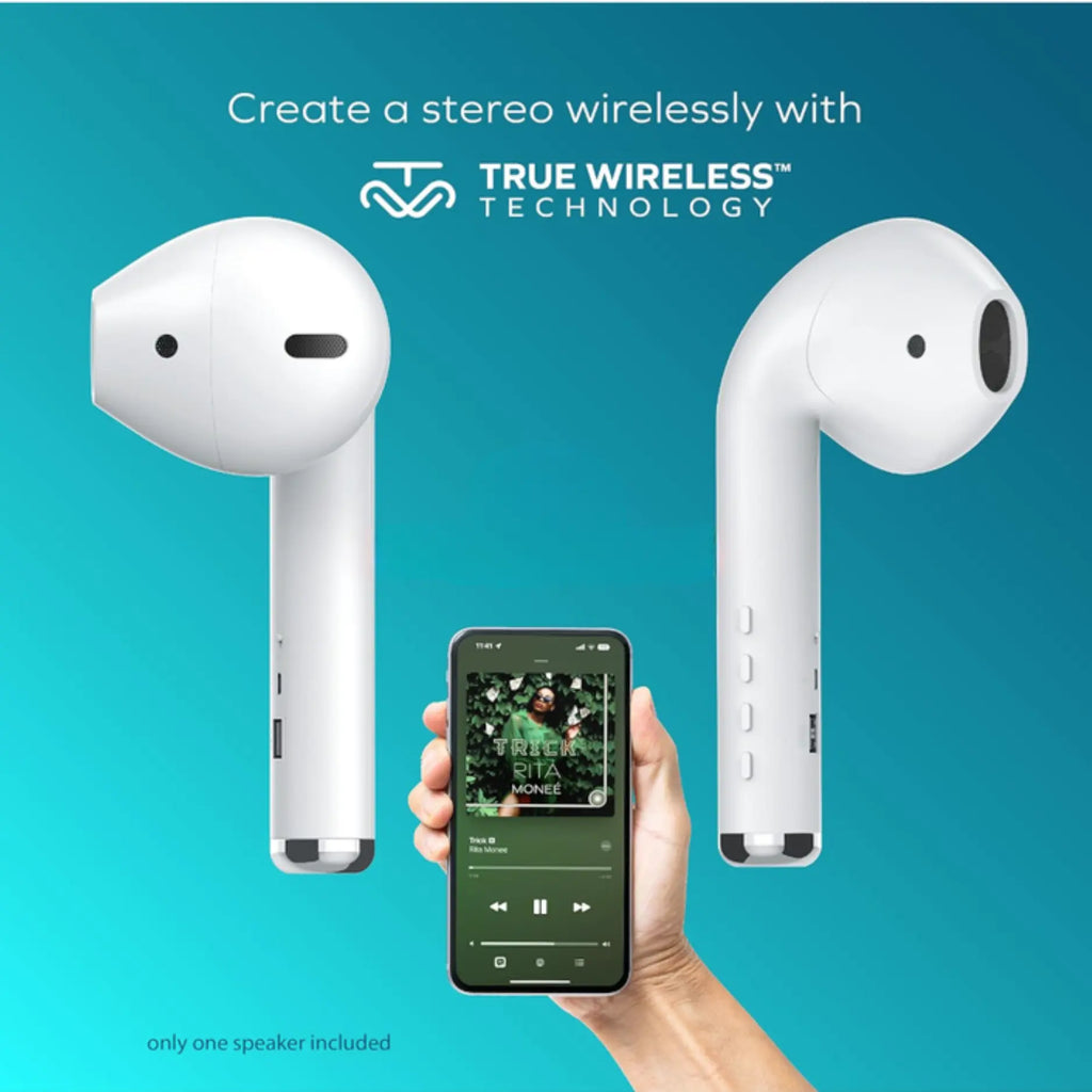 Giant Earbud Bluetooth Speaker – Funny Portable Wireless Speaker with HiFi Stereo Sound, FM Radio, Built-in Mic & TF Card Support